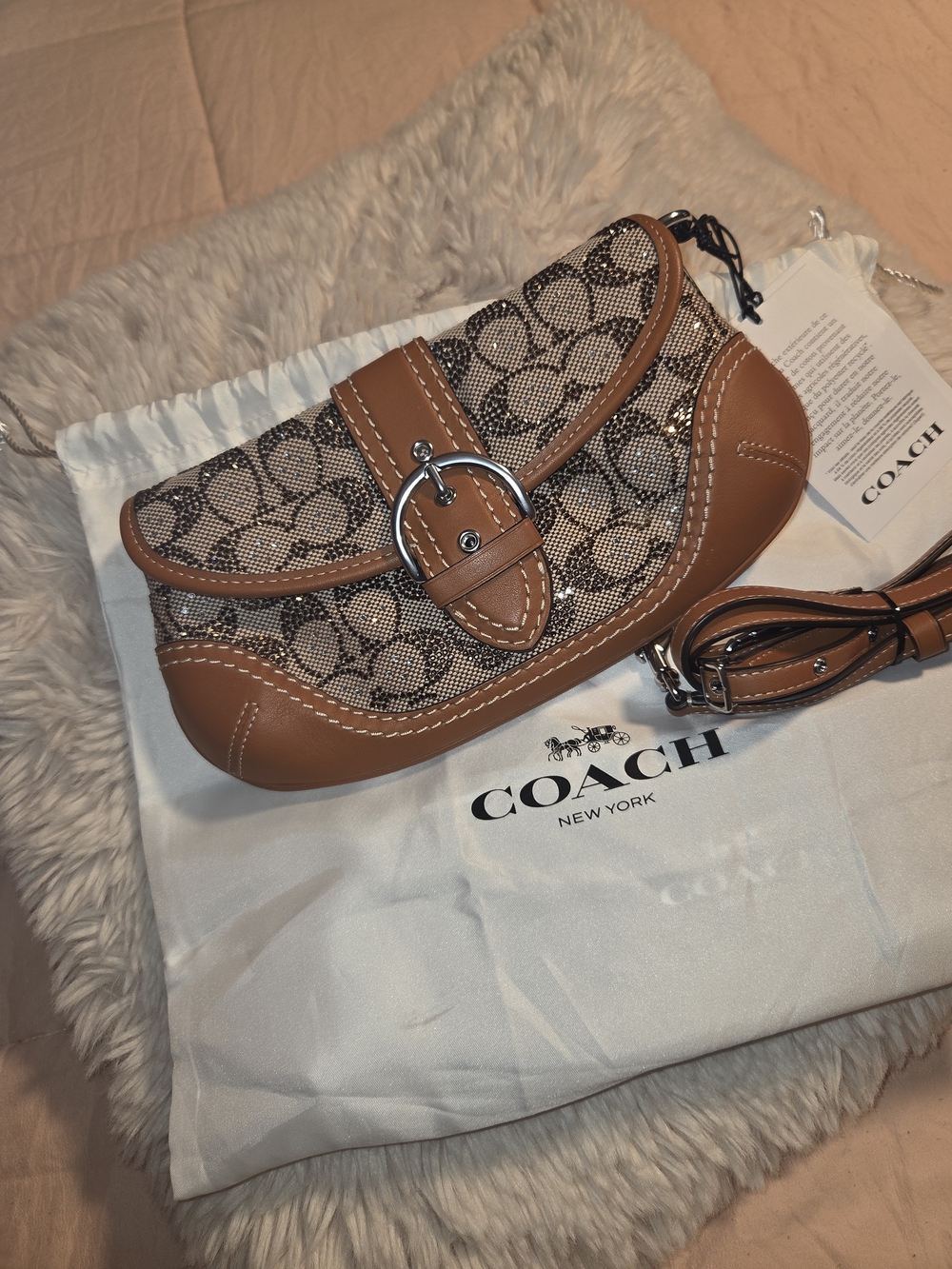 COACH Limited Edition Crystal Soho Flap